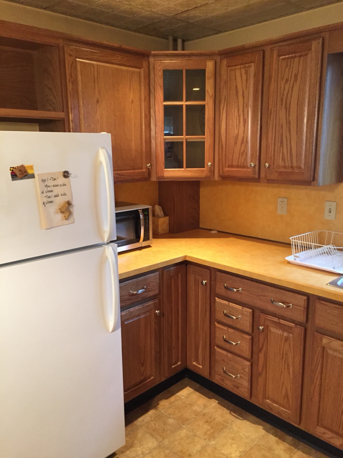 Kitchen before